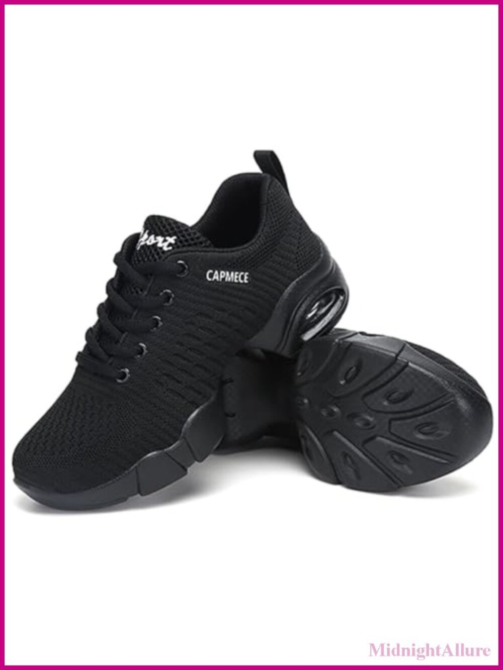 Jazz Dance Sneakers Lace Up Split Sole Breathable Mesh Women's Shoes